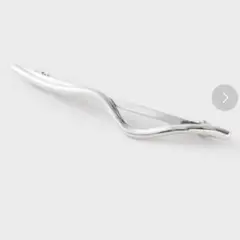 新品 GALLEST ウェーブラインバレッタ シルバー