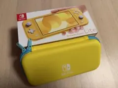 Nintendo Switch Lite イエロー 本体＋ケース 純正品 美品