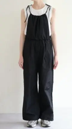 ブラック オーバーオール