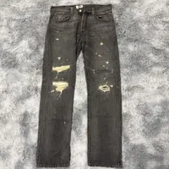 LEVI'S 501 ストレートレッグ ダメージジーンズ