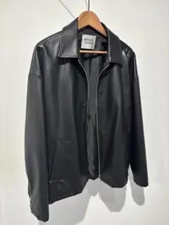 WONDER WONDER ブラックレザー ジャケット