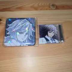 鬼滅の刃 モクテル グリッター缶バッジ アクリルパネル 冨岡義勇 原画