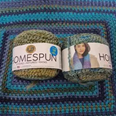 毛糸　Lion Brand Homespun ２玉
