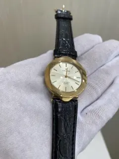 【稼働】JUNGHANS クオーツ ASTRA ゴールド 革ベルトのサムネイル