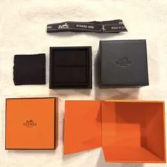 エルメス　リングケース　空箱　10点セット　レザー調　指輪入れ エルメス リングケース 空箱 10点セット レザー調 指輪入れ