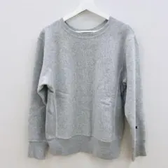 Champion チャンピオン スウェット グレー M ワンポイント刺繍ロゴ