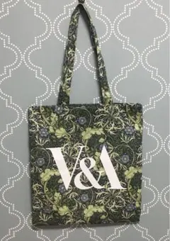 未使用に近いロンドン購入！V&A ミュージアム 花柄トートバッグ