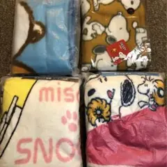 ★大人気スヌーピー♡ブランケット膝掛け4点セット！ミスドなど★