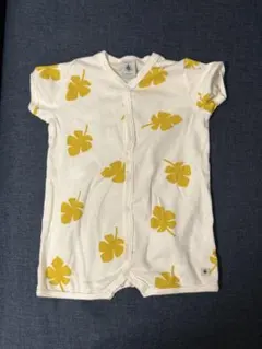 プチバトー　半袖ロンパース　6M67cm