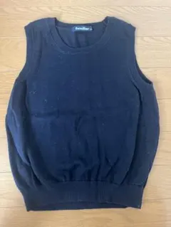 お値下げ　ファミリア ベスト 紺 120cm 小学校受験