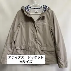 adidas ベージュ マウンテンパーカー M