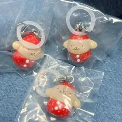 サンリオめじるしアクセサリーいちご　ポムポムプリン 3個セット