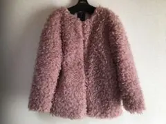 ガーリーボアブルゾン ピンクのサムネイル