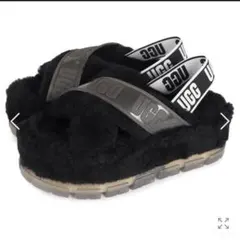 ugg 新品未使用　ファーサンダル　厚底