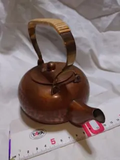 アイザワ工房 鎚目模様 銅製 やかん 銅瓶 薬缶 茶道具 - メルカリ