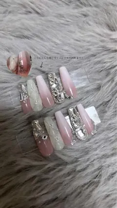 ネイルチップベイビーブーマー埋め尽くし