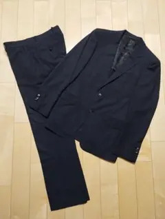 【theory】セオリー ビジネススーツ/セットアップ/ストライプ/ブラック/Ｍ