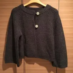【美品】UNIQLOカーディガンMグレー
