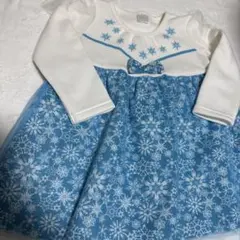 Disney FROZEN アナ雪エルサのリボン付きワンピース♡