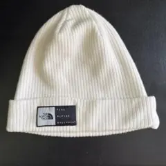 THE NORTH FACE ホワイトニット帽 ビーニーのサムネイル