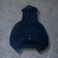 r*u様 OLD UNIQLO double zip hoodie M 短丈 y