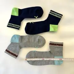 《12/16迄特価》クルーソックス　二足セット　新品未使用　男　高学年