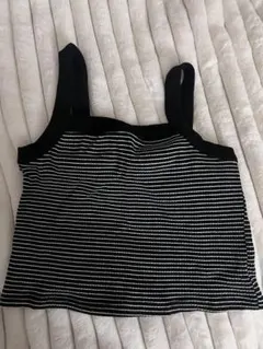 LOWRYS FARM ストライプ タンクトップ