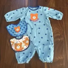 HOT BISCUITS 星柄ロンパース・スタイセット