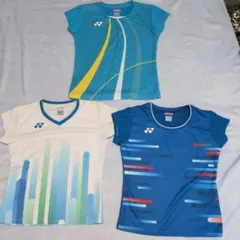 8着セット】YONEX バドミントン ユニフォーム 札幌西 背面プリントあり