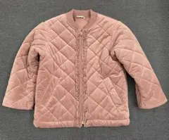 アプレレクール　紫　アウター　ジャンパー　プルゾン　キッズ　子供服　ハーフコート