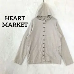 ハートマーケット HEART MARKET パーカー トップス М ベージュ