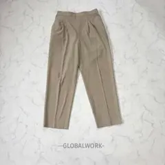 GLOBALWORK/テーパードパンツパンツ/XL/ベージュ/綺麗め/オフィス