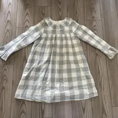 Tartine et Chocolat チェック柄ワンピース 130