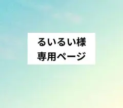 【るいるい様専用】