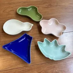 変形小皿 5枚 エッセンスオブライフ 晴 豆皿 薬味皿のサムネイル