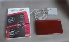 Newニンテンドー3DS LL 本体 メタリックレッド 外箱付き