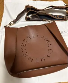 STELLA McCARTNEY ブラウンショルダーバッグ