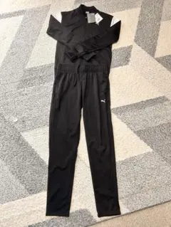 新品タグ付きPUMA ブラック ジャージ上下セット XS