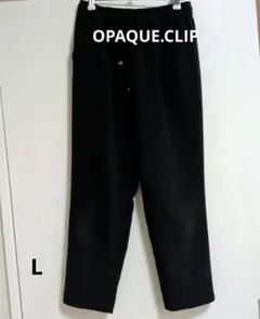 OPAQUE.CLIP ブラック カジュアルパンツ L