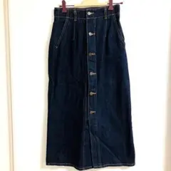 GU デニム ロングスカート