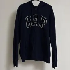 GAP ネイビー　ジップアップパーカー S