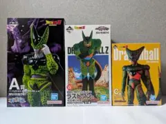 一番くじドラゴンボール　セル　第一形態　第二形態　パーフェクトセル　3種　未開封
