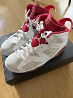 Air Jordan 6 ホワイト/レッド 1991年モデル
