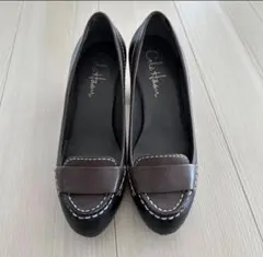 コールハーン　パンプス　ブラック×グレージュ