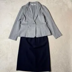 NATURAL BEAUTY BASIC ジャケット＆ネイビータイトスカート