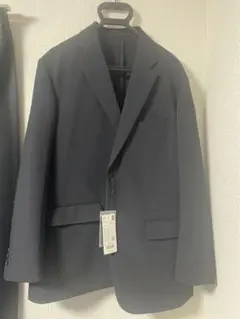 UNIQLO ジャケット（ウールライク） XL ネイビー