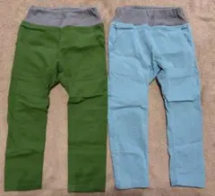 カラーパンツ (グリーン・ブルー) 110㎝