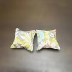 ミニチュア　クッション　2個セット　ハンドメイド
