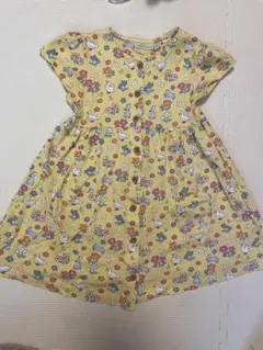 Jojo Maman Bébé 花と動物プリント ワンピース　80〜90サイズ