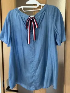 TOMMY HILFIGER デニム風リボン付きチュニックのサムネイル